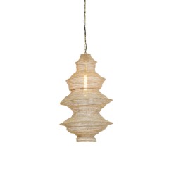 SHI WIRE HANGING LAMP SAND SMALL 